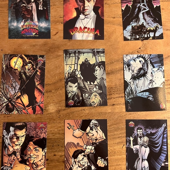 Topps Universal Monsters trading cards 54 (full set 100, partial set) - Picture 2 of 7